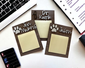 Porta blocco note adesivo personalizzato: regalo personalizzato per insegnanti, infermieri e colleghi
