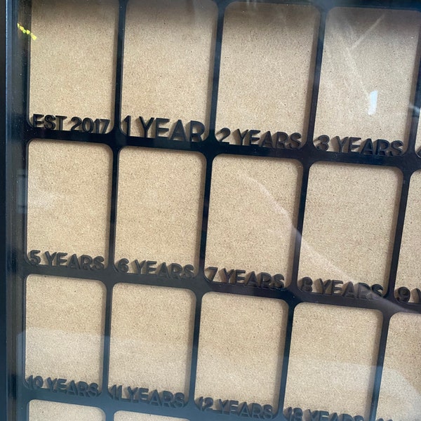 Custom Birth years Photo Frame for Children - 1 through 18 Years