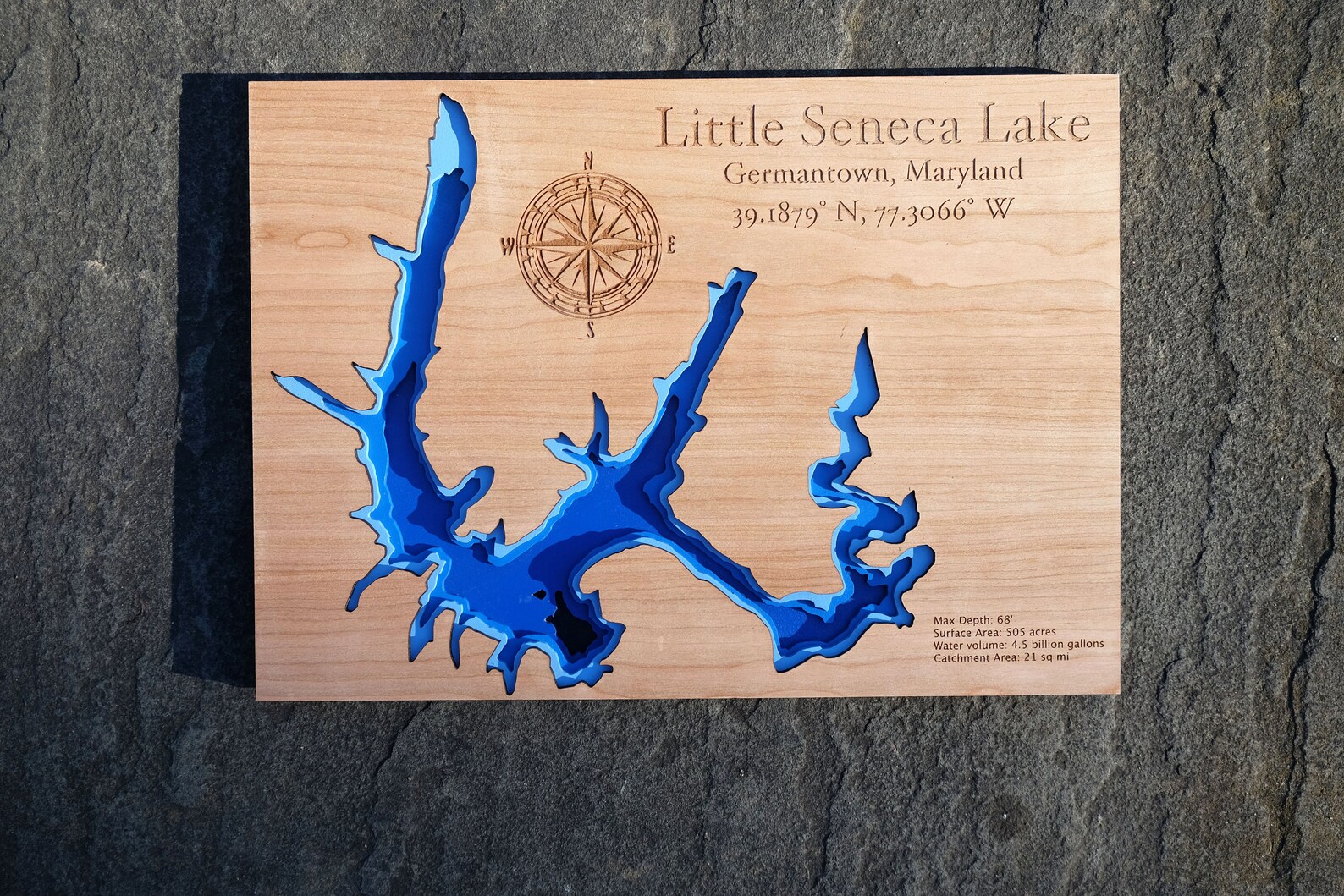 3D Wood Sign Lake Superior Wooden Map Housewarming Gift Etsy