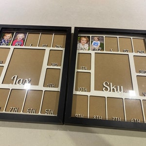 Custom PK1, PK2 or PK3, PK4-12 Photo Frame for Children - K Through ...
