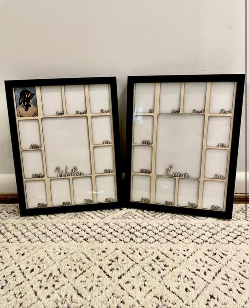 Custom K12 Photo Frame for Children K Through Graduation Etsy