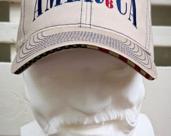 America Embroidered Hat