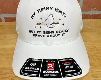 My Tummy Hurts Performance Hat, Funny Hats