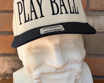 Play Ball Embroidered Hat; Baseball, Sports