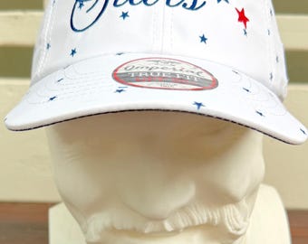 Oh My Stars Patriotic Embroidered Hat