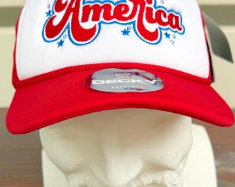America Foam Trucker Embroidered Hat