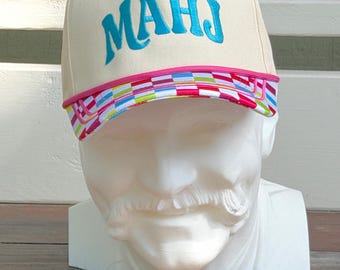 Mahj Print Trucker Hat, Mahjong