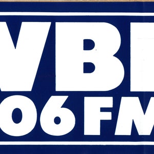 WBLI Vintage 80s Bumper Sticker, Rock Radio from Patchogue, Long Island, broadcasting to the East End of LI and the Hamptons