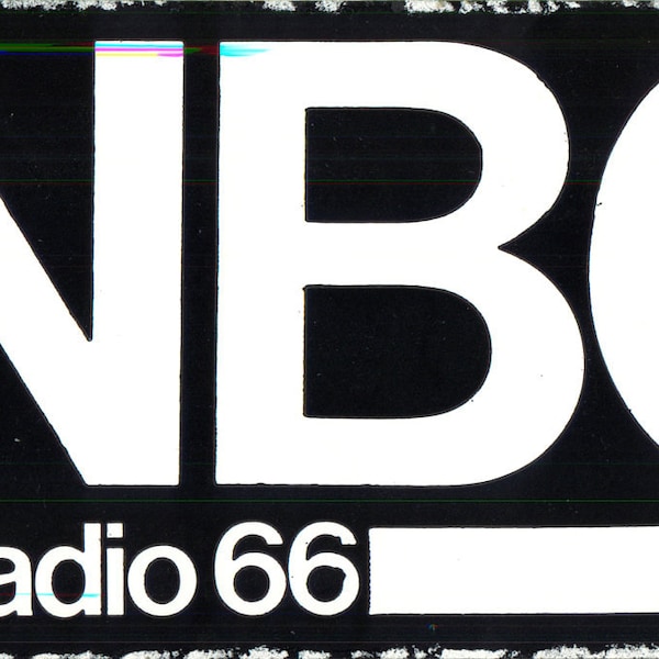 66 WNBC Bumper Sticker/Coca-Cola/Coke Copromote Legendary AM radio station NYC late 70s/early 80s Top 40 music, Howard Stern/Don Imus