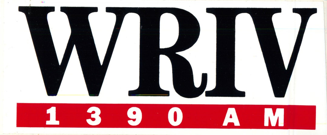 WRIV, Riverhead, Long Island, New York, Bumper Sticker 1980s AM Radio ...