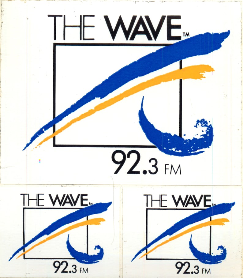 Vintage Detroit Radio Bumper Sticker 