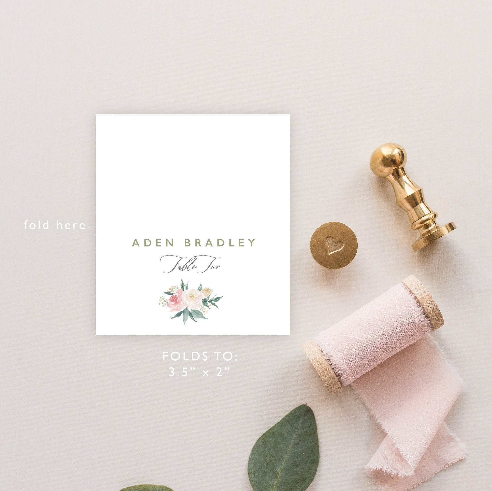 Wedding Name Cards Classic Printable File Guest Name | Etsy