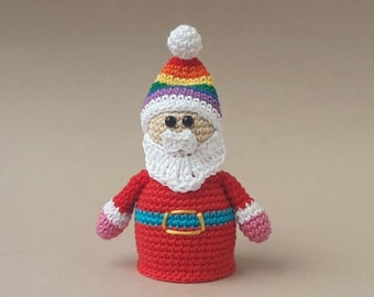 Santa Claus LGBT Christmas pride item Fireplace decoration Pride flag Christmas decoration Santa Claus figure Christmas gift