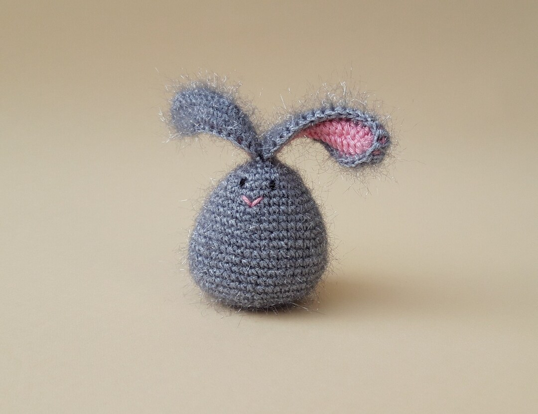 Easter Bunny Toys Spring Table Decor Handmade Amigurumi Rabbit Easter