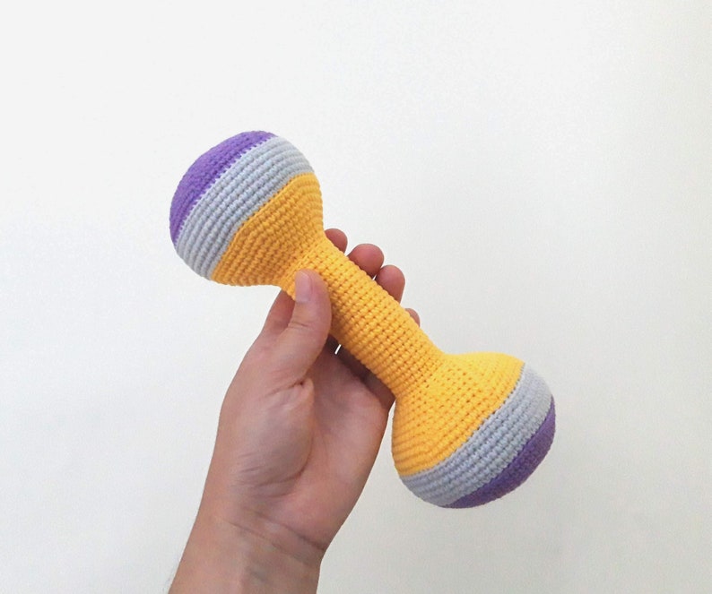 Baby Shower Gift Boy Toy Dumbbell Toddler Toys Nursery Decor Etsy