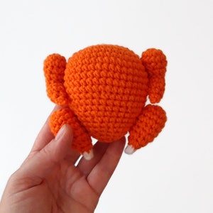 Turkey toy Crochet food Play meat Play food for kids Gift for Thanksgiving Day Doll table Chicken kitchen decor Amigurumi food Turkey knit