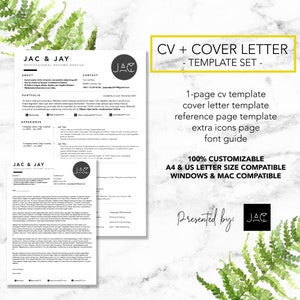 Modern Resume Template | Resume Template | Resume Template Word | Resume | Cv Template | Instant download | Cv | Cv Resume | Resume Word