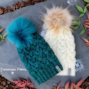 MECHA MONSTER BEANIE | Deluxe Cable Beanies | 100% Wool |  Light Weight | Soft | Squishy | Hand Knit | Artisan Made | Him or Her | Gift