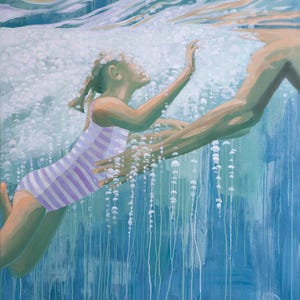 Into His Arms- signed paper print by Sarah Soule Webb