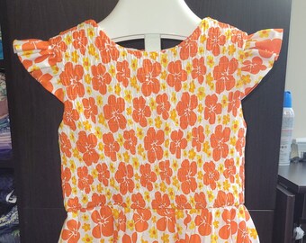 Blooming daisies baby frock