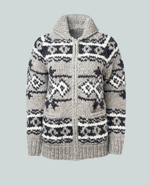 Buy Cowichan Sweater Jacket Handknit 