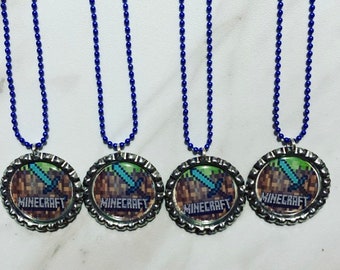 Minecraft Necklace - Etsy