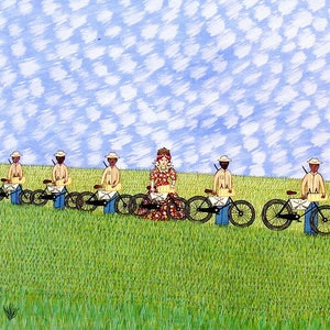 ポストカード 5 枚 - 第 25 歩兵自転車旅団、フォートミズーラ、ミズーラ、モンタナ州