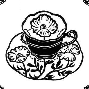 5 Cartoline - Gertrude Stein & Alice B. Toklas Teacup Valore delle amicizie femminili