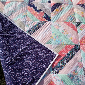Modern Baby Girl Quilt