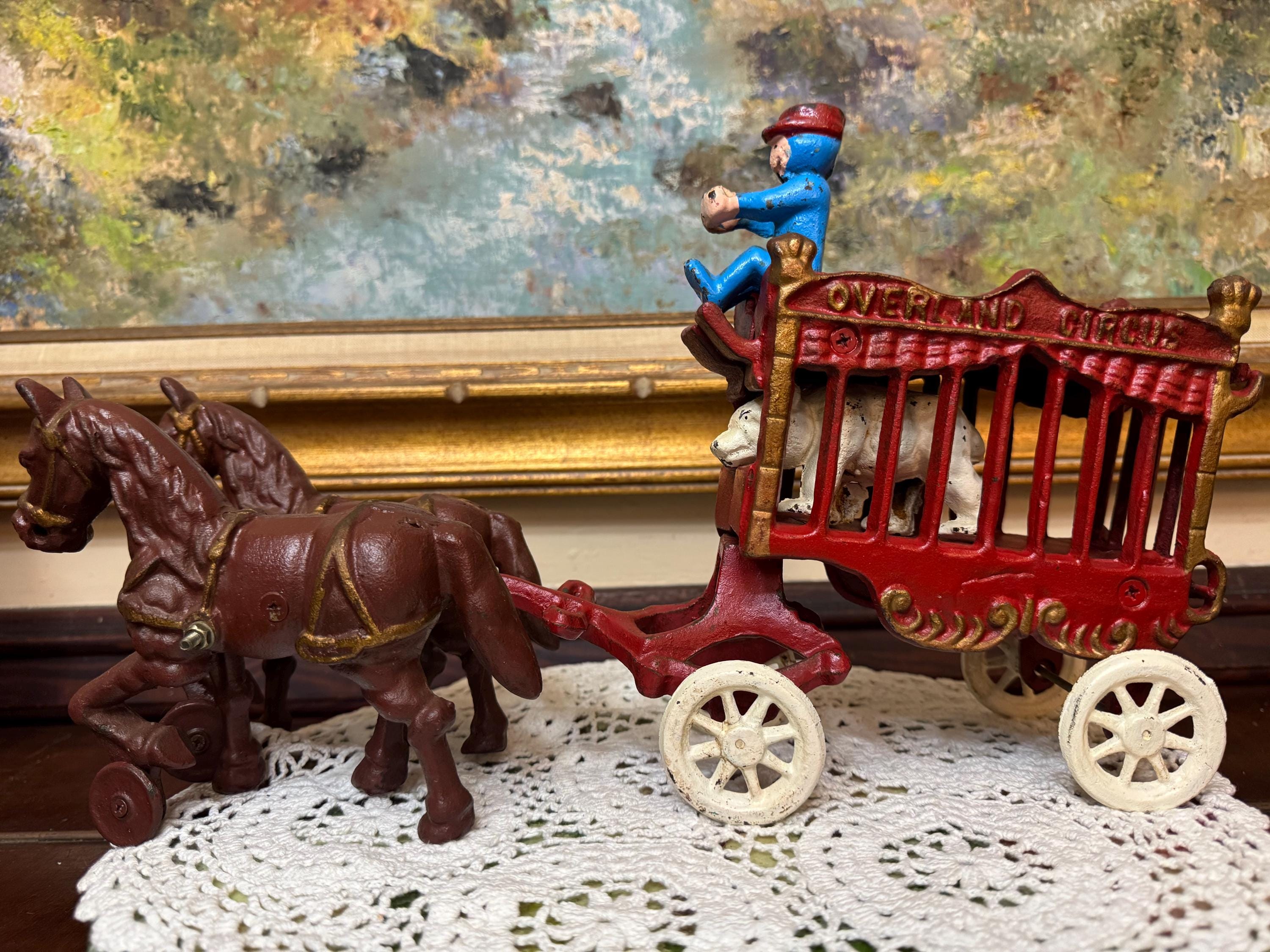 ハンテル　ミニチュアアンティーク　サーカス Vintage Colonial Toy Circus by Allison Design Chicago 1940