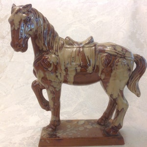 Tang Horse, Pottery Horse, Horse Statue, Horse Figurine, Ceramic Horse, Large Horse, Chinese War Horse