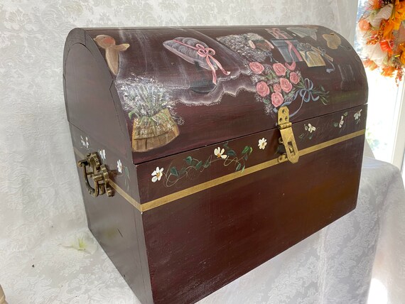  SICOHOME Treasure Box,5.9 Vintage Small Trunk Box for