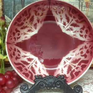Antique Majolica Bowl  Choisy le Roi H. Boulenger & Co. Made In France