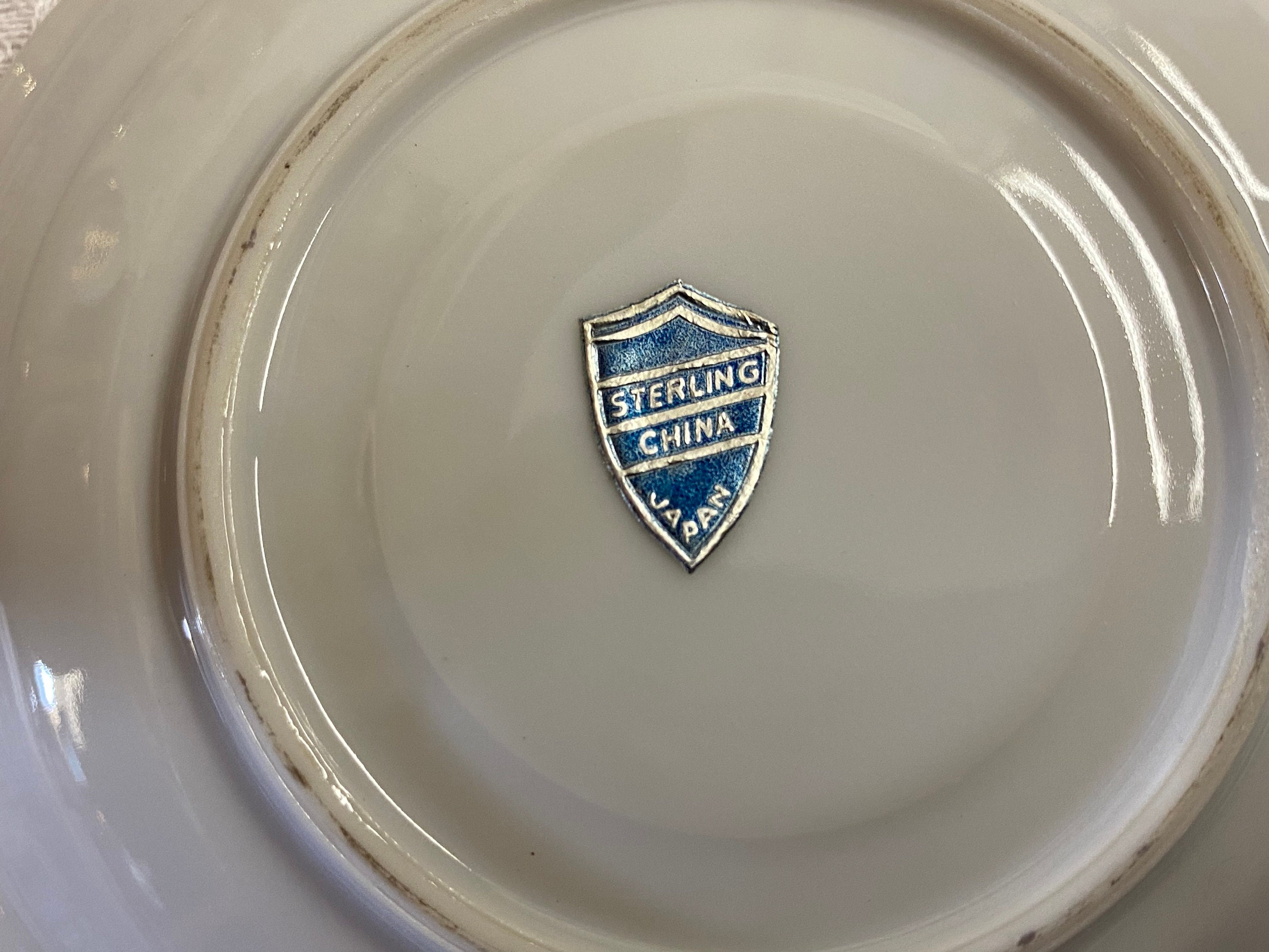 17 Piece Sterling China Tea Set Mid Century Japan - Etsy