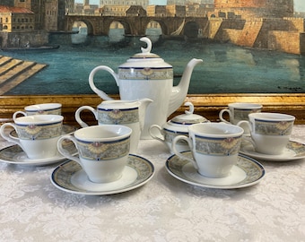 Vintage MZ Moritz Zdekauer Czech Republic Porcelain Teacup