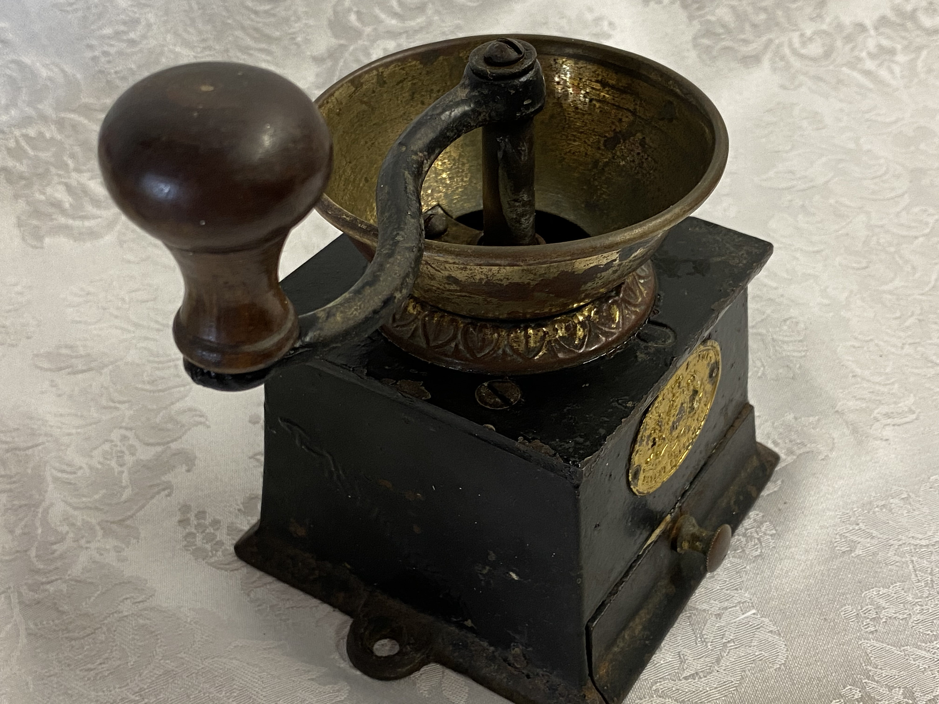 Antique Kenrick Coffee Mill Metal Coffee Grinder 19th Century - Etsy