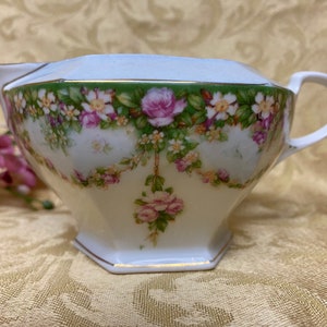 Antique MZ Austria Habsburg Octagonal Creamer 1884-1909