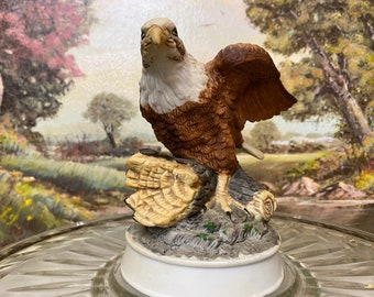 Royal Heritage Bald Eagle Porcelain Figurine  "Birds in Flight" Americana Collection Limited Series
