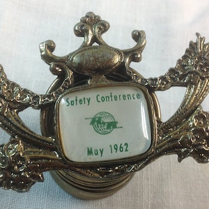 Vintage Coil Spring Letter Mail Buisness Card Holder, Industry Memorabilia