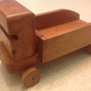 Vintage Handmade Wood Toy Truck