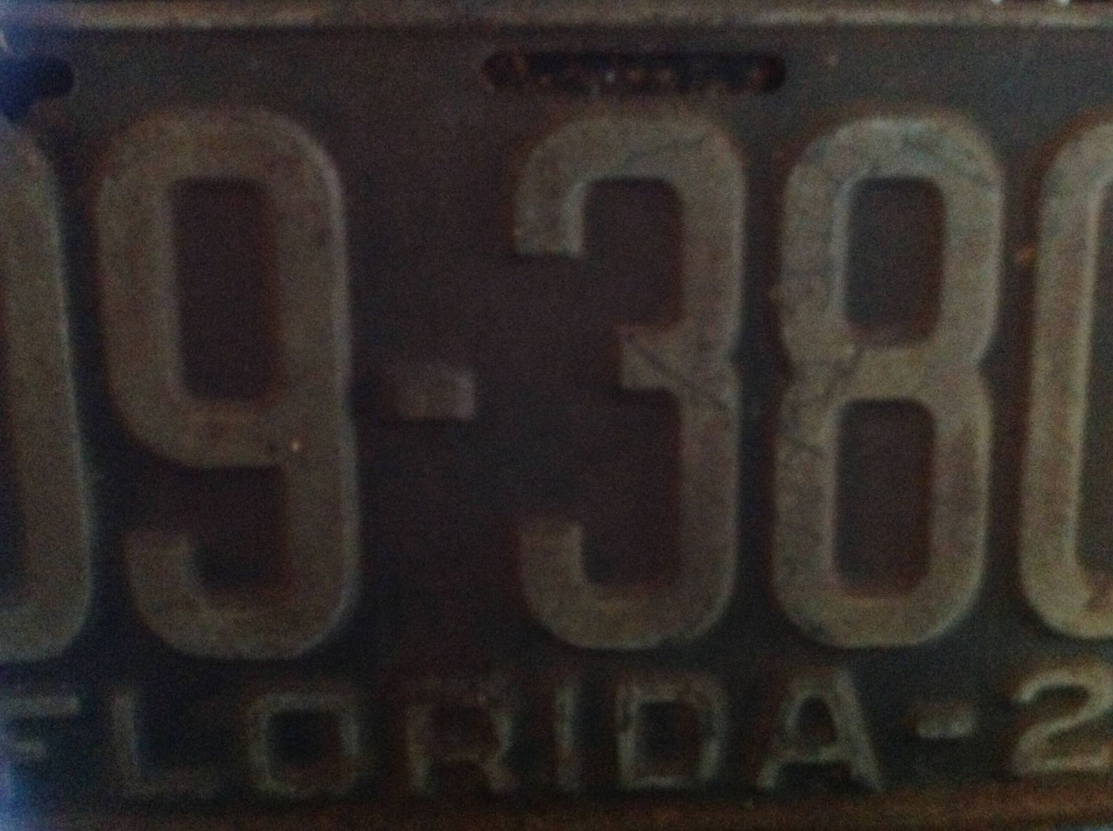 1927 Florida License Plate / 1927 Florida Tag / Unrestored / - Etsy