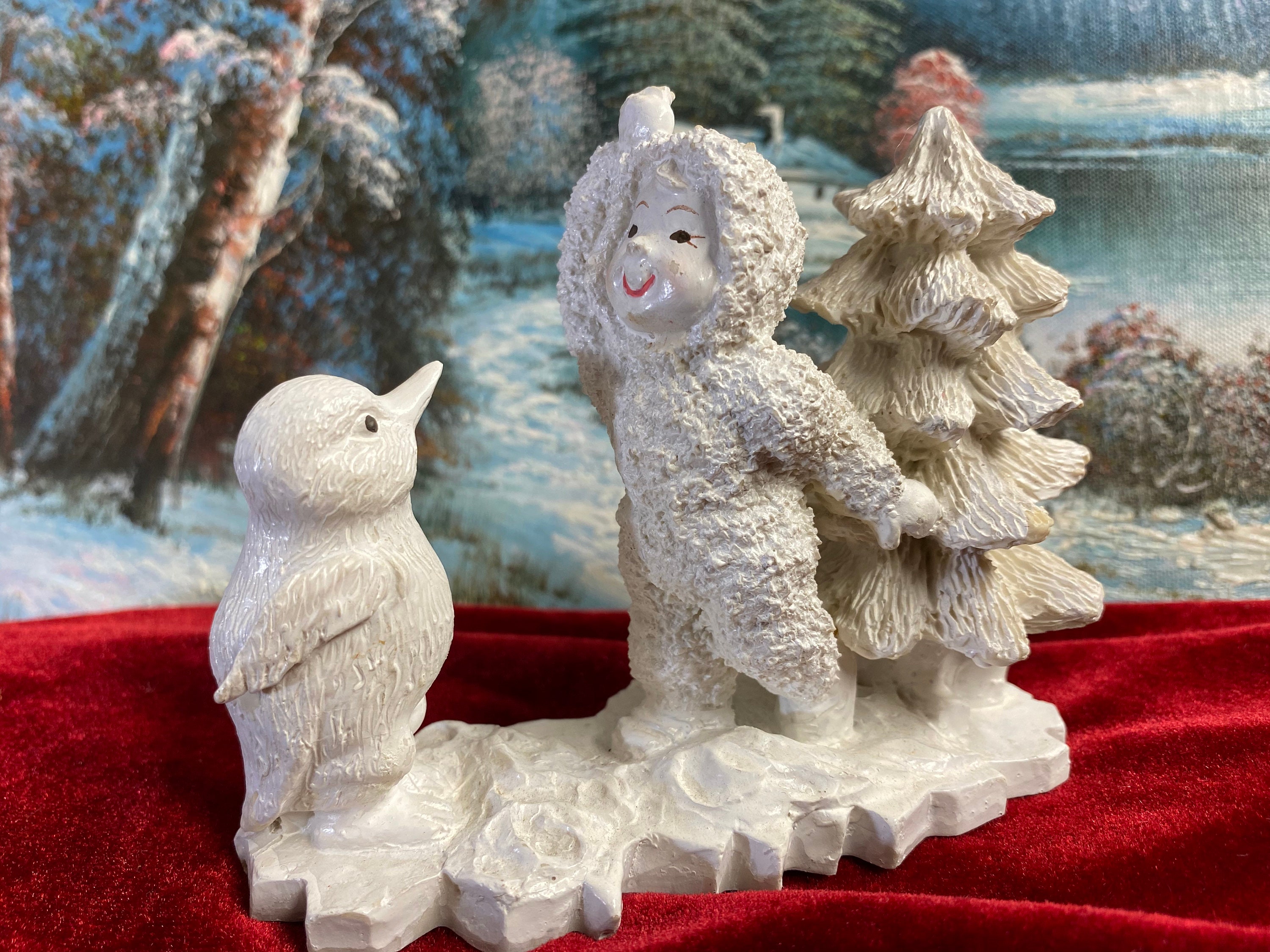 Collection of 6 Snow Buddies / Snow Babies by Avery Creations 1994