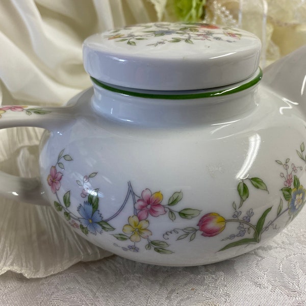 Floral Design Teapot Etsy