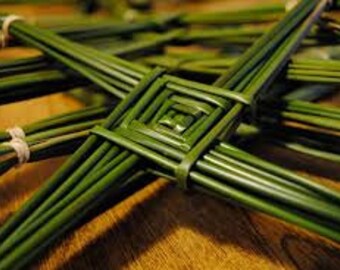 Make Your Own St Brigid's Cross From Authentic Wild Irish Rushes, Popular For Celtic Religious Weaving, Basket and Pattern supplies.