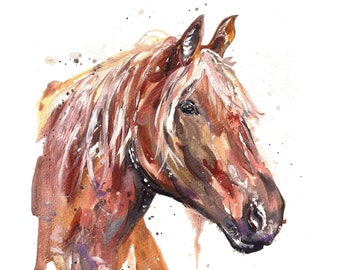 Horsey 8.5x11" - print