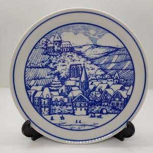 Vintage Hutschenreuther Plate from Germany - Limited Edition Weihnacht in Bacharach