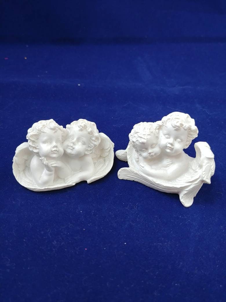 ドイツ製の白い天使像2体セット - Etsy 日本