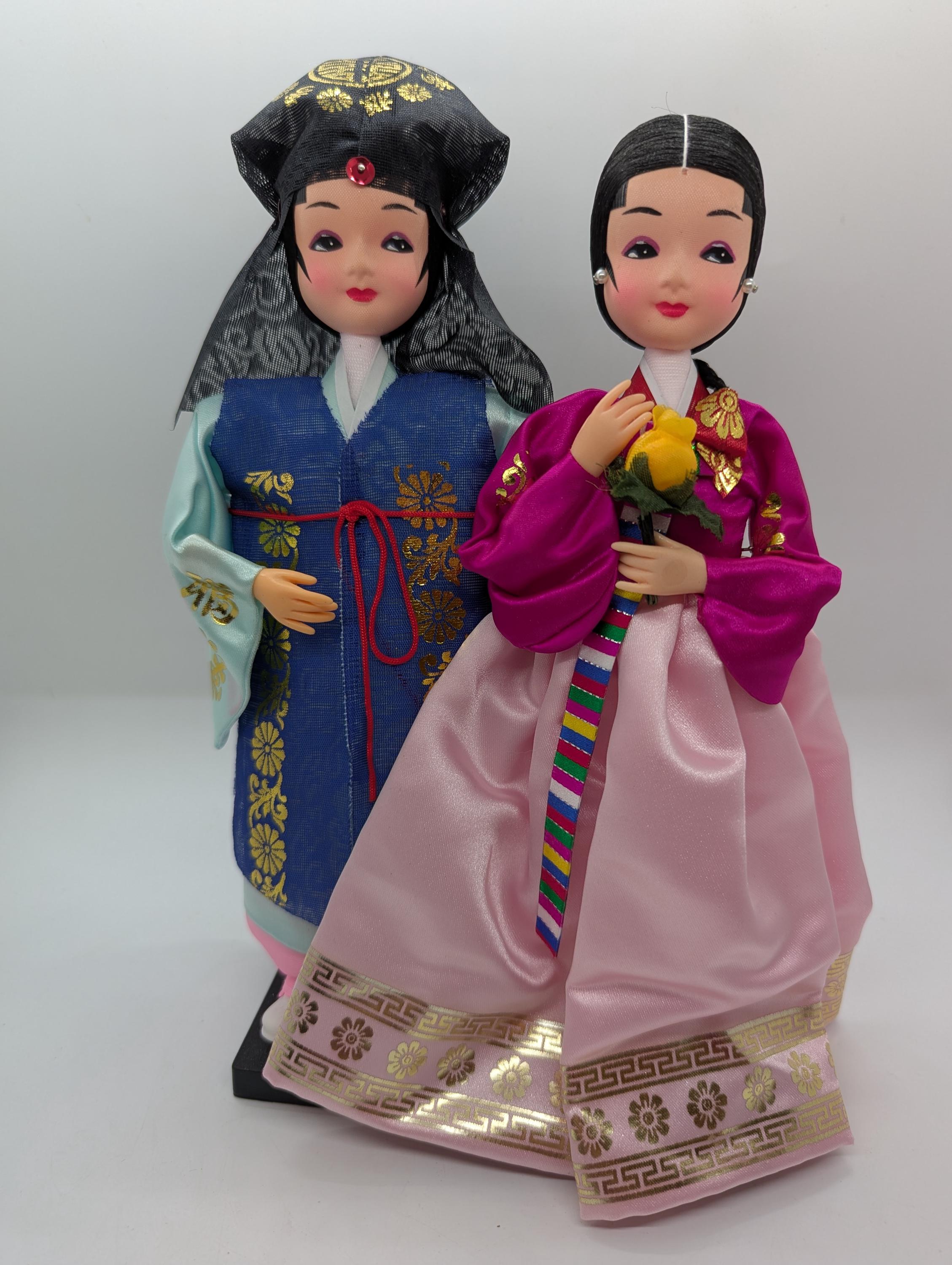 Korean Wedding Dolls - Ceremonial Korean Dolls - Korean Wedding
