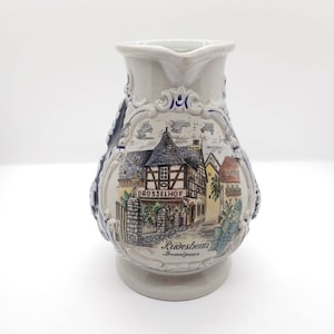 Vintage German Stoneware Wine Pitcher - Wine Jug