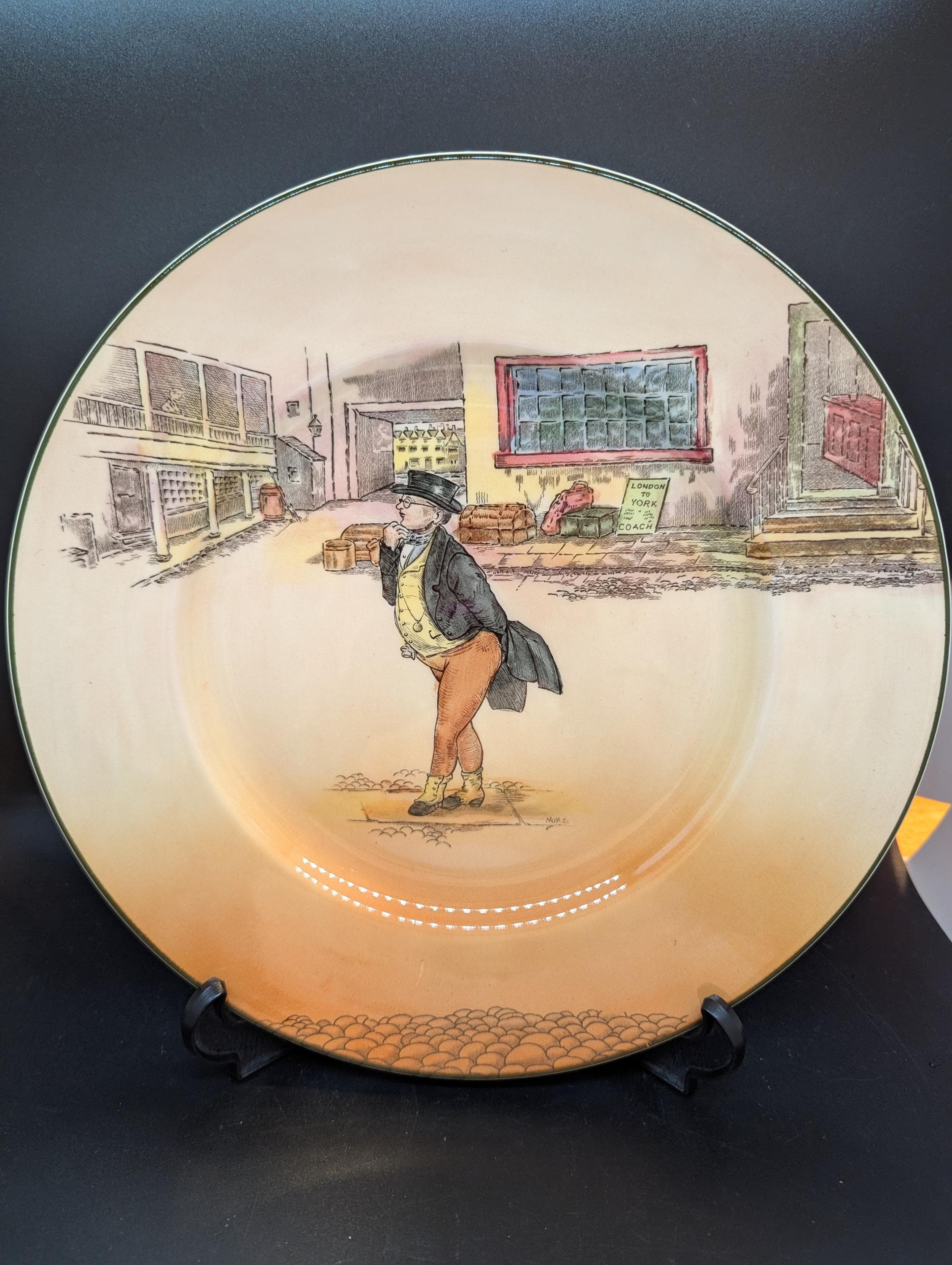 英国 ロイヤルドルトン Dickens Ware 絵皿 Royal Doulton Dickens Ware - Etsy New Zealand